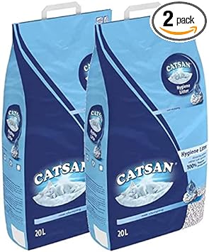 Catsan Hygiene Cat Litter 20L (PACK OF 2)