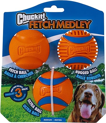 Chuckit! Fetch Medley Gen 3 Rubber Balls