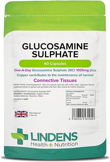 UK Made Glucosamine 1000mg Capsules