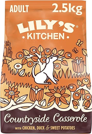 Lily's Kitchen Made with Natural Ingredients Adult Dry Dog Food Chicken & Duck Grain-Free Recipe 2.5kg Bag